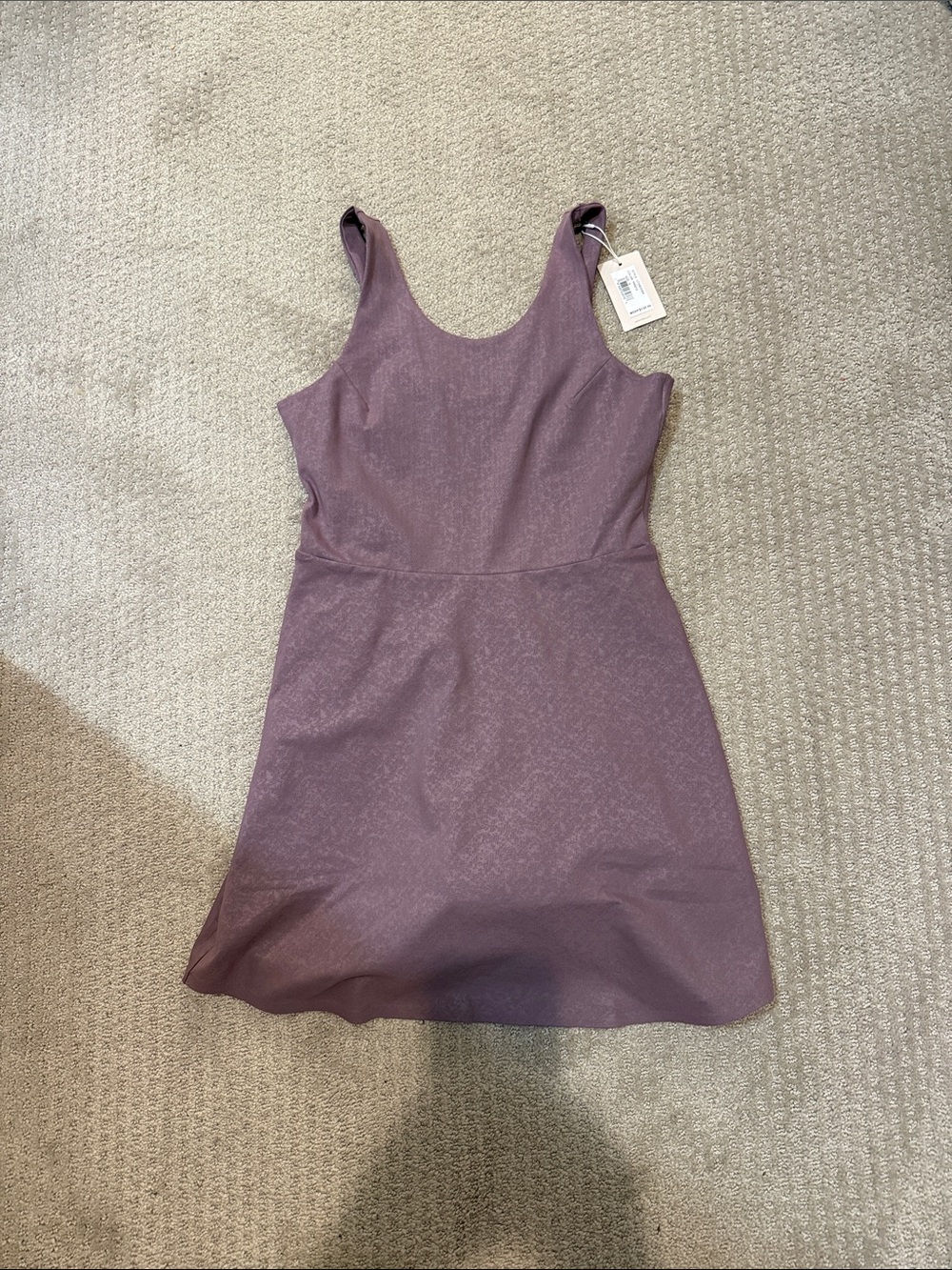 Peter Millar Shimmery Dusty Mauve Mini Dress